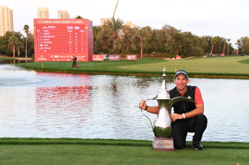 Lucas Herbert after his victory. Getty