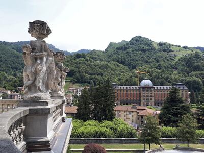 A view of the Grand Hotel in San Pellegrino in Italy. Photo by Simone Filippetti