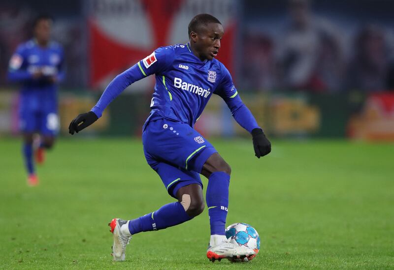 =7) Moussa Diaby (Bayer Leverkusen) Six assists in 18 games. AFP