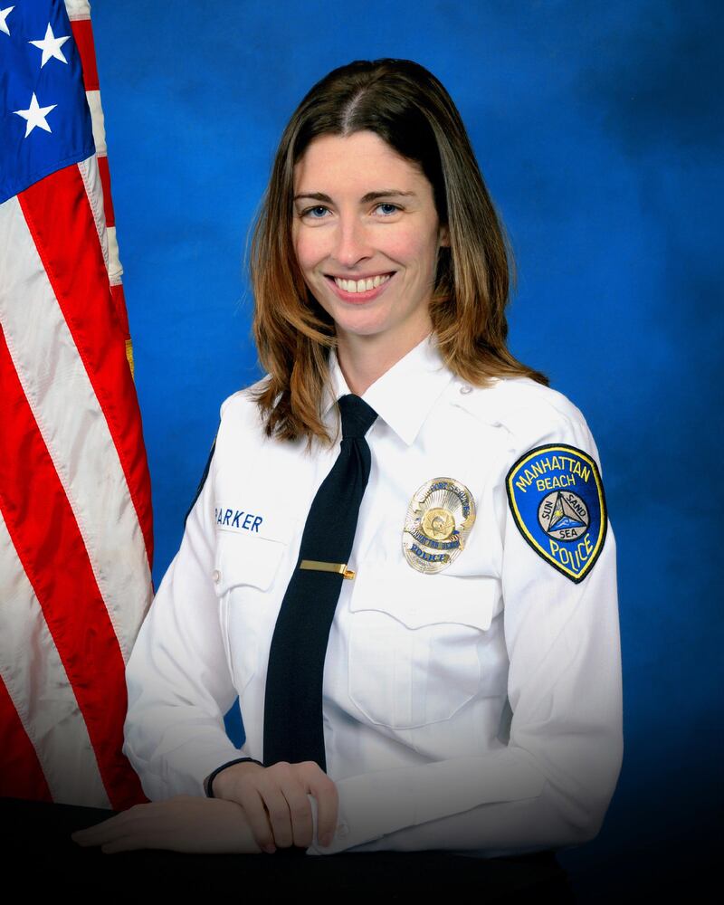 This undated official photo provided by the Manhattan Beach, Calif., Police Department shows Rachael Parker, a police records technician for the department. Parker was one of those listed as killed in the mass shooting in Las Vegas, Sunday, Oct. 1, 2017. (Manhattan Beach Police Department via AP)