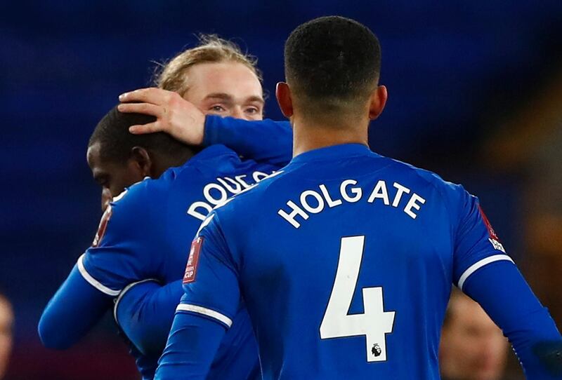 Mason Holgate (For Digne, 107), N/R – Did the job required of him as Everton closed the game out. Reuters