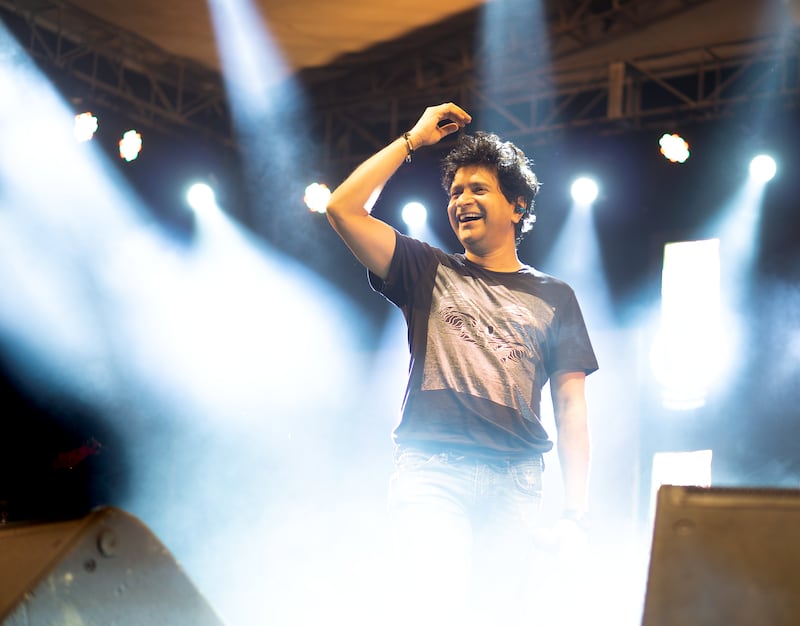 KK performed his Bollywood hits at Hard Rock Café Dubai Festival City. Picture supplied by Colors Live.