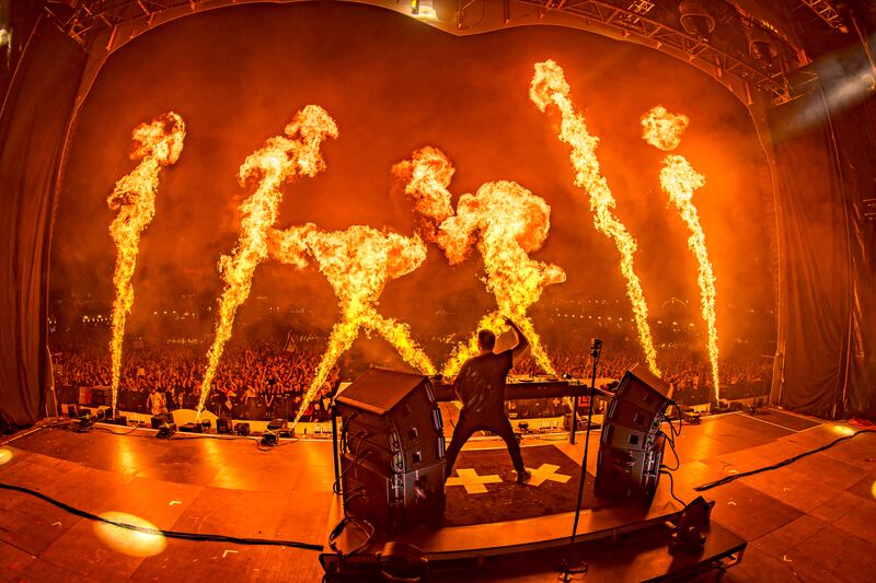 Expect plenty of pyrotechnics when the big DJs hit the stage in Dubai