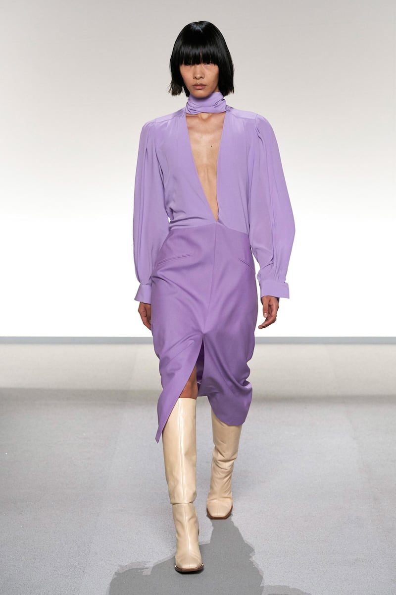 Chic in lilac for spring summer 2020. Courtesy Givenchy