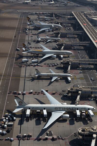 Etihad Airways was among the groups that added impetus to growth at Abu Dhabi International Airport. Photo: Abu Dhabi Airports