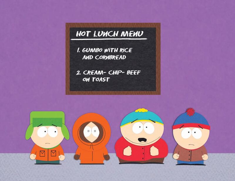 South Park’s Kyle, Kenny, Cartman and Stan. Courtesy Comedy Central