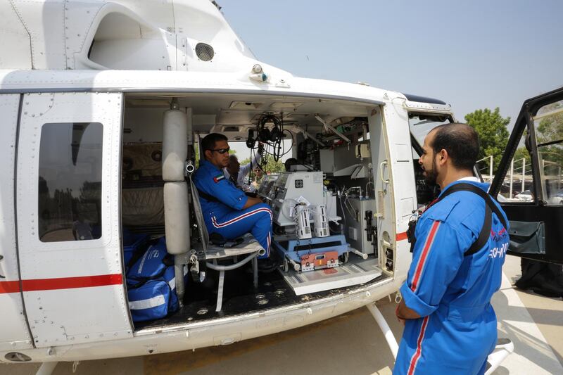 Air Ambulance paramedics' story. courtesy Dubai Corporation for Ambulance Services. 