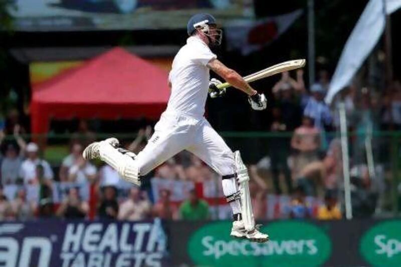 Kevin Pietersen scored 151 for England against Sri Lanka.