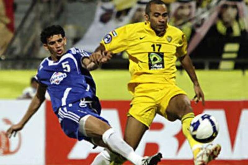 Alexandre Oliviera was on target for Al Wasl in their 4-4 draw with Al Sharjah.