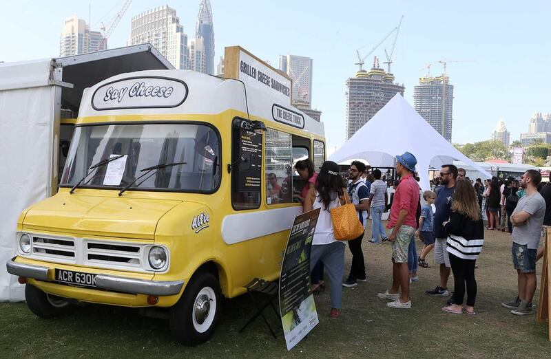 Eat the World DXB will welcome 25 street food vendors, who will serve their signature fare alongside some of Dubai’s most popular vendors. Pawan Singh / The National