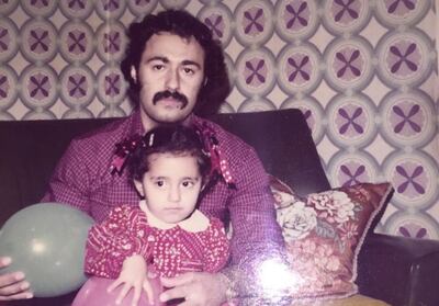 Abtisam Mohamed and her father. Photo: Abtisam Mohamed / X