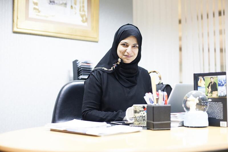 Heba Al Mansoori, who runs a PR agency and writes Arabic travel guides. Lee Hoagland / The National