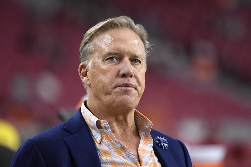 Denver Broncos executive vice president of football operations and general manager John Elway. John Leyba / Getty Images