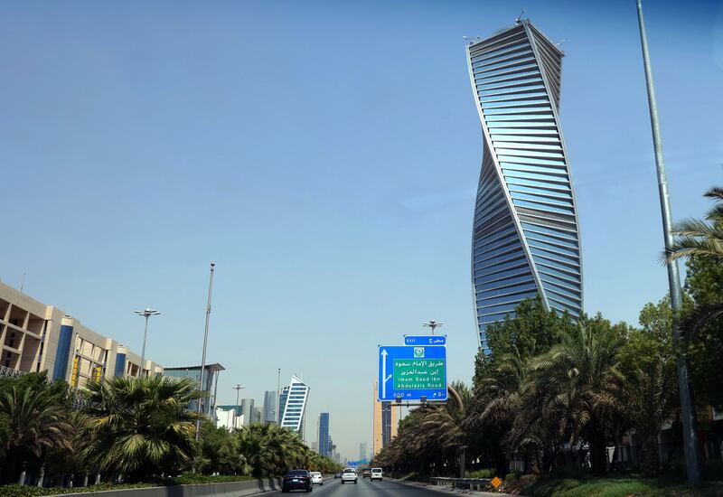 Saudi Arabia's capital Riyadh was fifth regionally in the Global Cities Index.  AFP