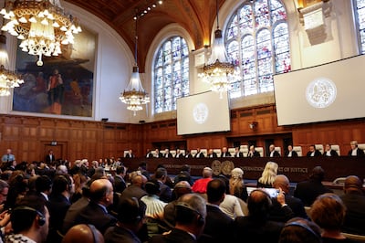The judges at the International Court of Justice in The Hague. Reuters