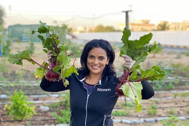 Anu Ranade is a professor at University of Sharjah and a gardening enthusiast. Courtesy Anu Ranade