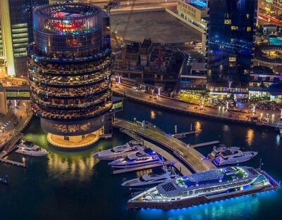 Lotus will set sail from outside Dubai Marina Mall. Supplied