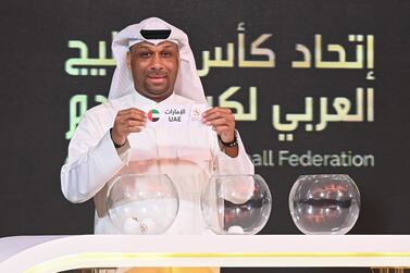 Draw for the Arabian Gulf Cup. Photo: UAE FA