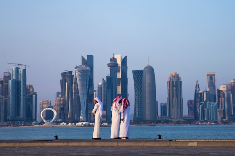 Doha, the capital of Qatar. Saudi Arabia, the UAE, Bahrain and Egypt cut ties with the Gulf state in 2017. Getty Images
