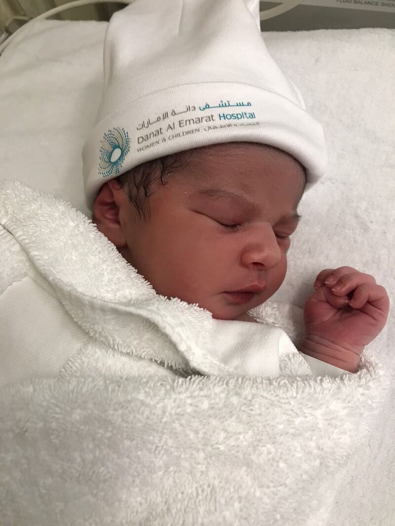 The third Eid baby arrived at 7.09am. Asma’s father thanked hospital staff for the safe delivery. 