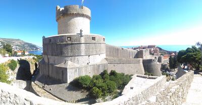 Visit the Minčeta Tower in Dubrovnik, the base of which was used as the House of Undying in the fictional town of Qarth. Courtesy WikiMedia Commons / Leszek Drabik