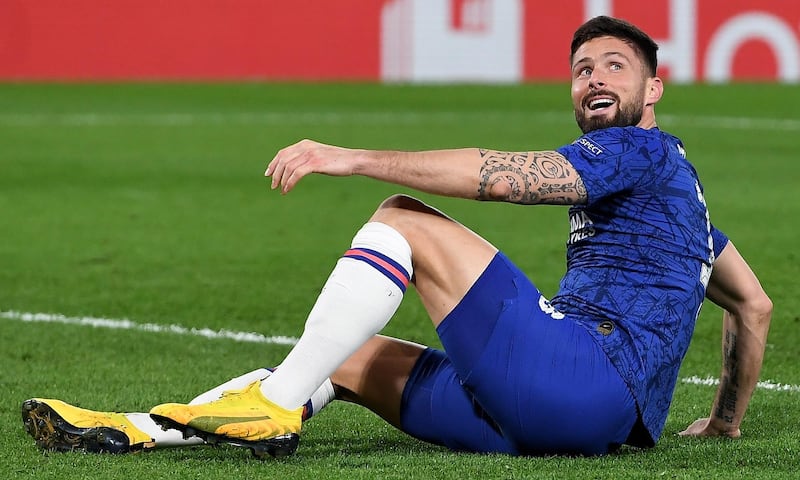 Chelsea's Olivier Giroud. EPA