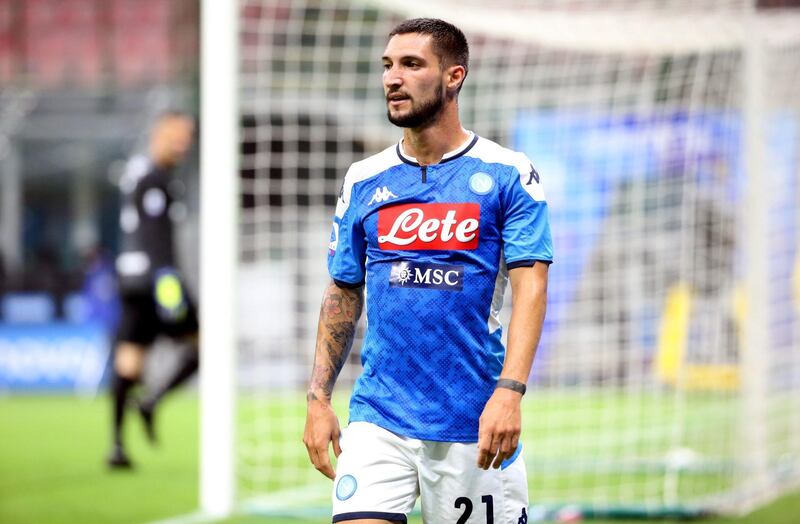 Napoli's Matteo Politano. EPA