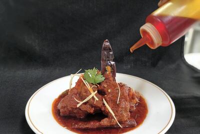 While the original dish uses Mathania chillies from Jodhpur, chefs have adapted the spice levels to suit modern taste buds. Photo: Rakesh Kumar 