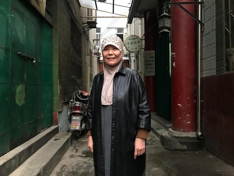 Lee Yan Fang quit her job as a factory worker 15 years ago to become an ahong in Xi'an, China. Anna Zacharias / The National