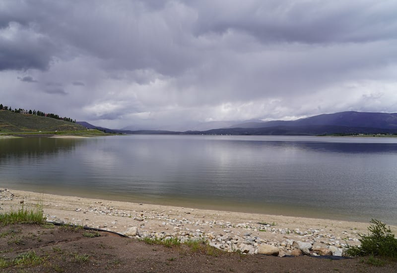 Lake Granby in Colorado is part of the headwaters that feed the Colorado River.