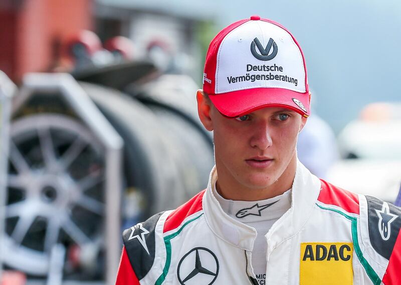 Formula One - F1 - Belgian Grand Prix - Spa-Francorchamps, Belgium - August 27, 2017  Mick Schumacher before driving his father Michael Schumacher's Benetton B194 before the race   REUTERS/Stephanie Lecocq/Pool
