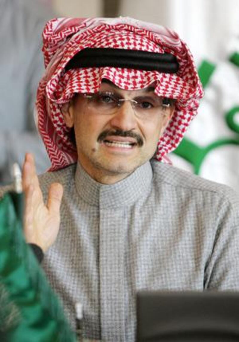 Prince Alwaleed met with the heads of several major companies, including Citigroup, News Corp and Fairmont Hotels, while checking up on some of his holdings in the US and Canada.