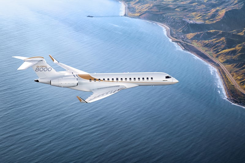 Bombardier's Global 8000 will be the fastest and longest range private passenger jet in the world. All photos: Bombardier