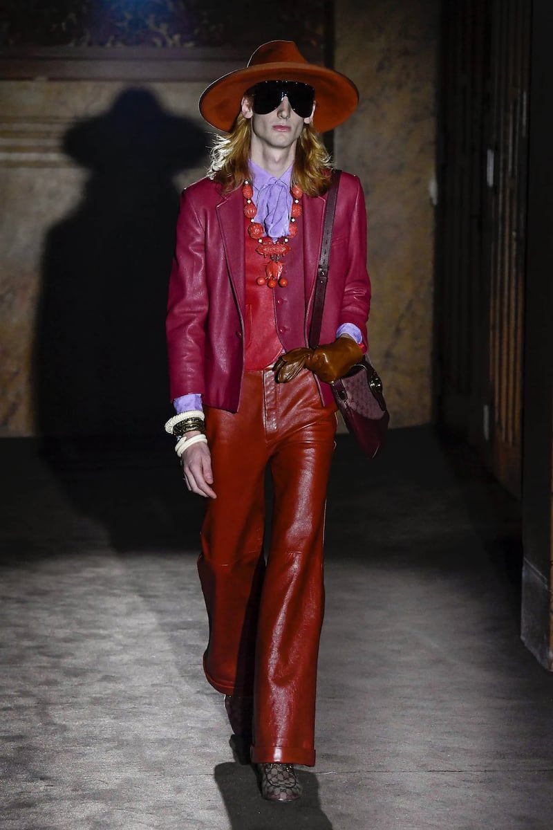 Glossy menswear from the spring/summer 2019 collection 
