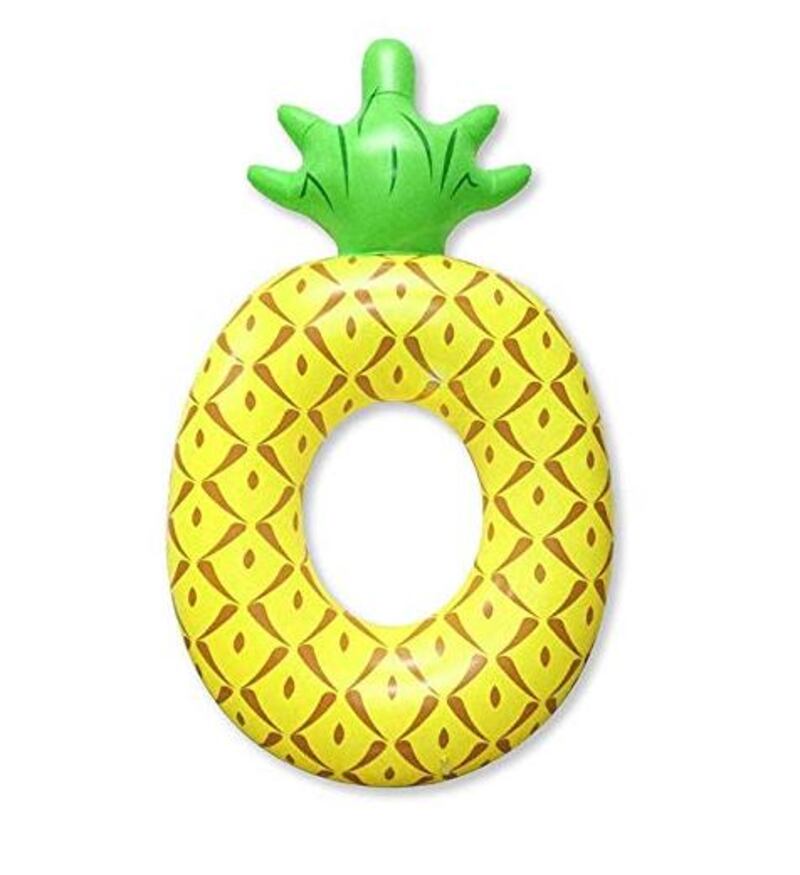 Up your Insta-pool game with a large inflatable pineapple swimming ring for adults, it is Dh8.80, down from Dh59, a saving of Dh50.20 (85 per cent). Courtesy Amazon