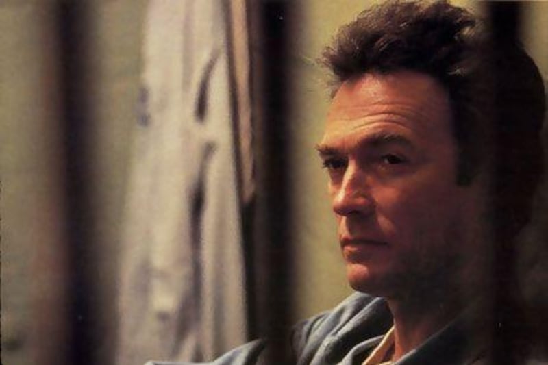 Clint Eastwood in the 1979 movie Escape from Alcatraz. Paramount Pictures