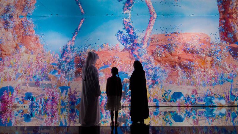 HyperSpace’s debut entertainment attraction, AYA, located at Wafi Mall in Dubai, is a digital immersive experience consisting of 12 zones. Photo: HyperSpace