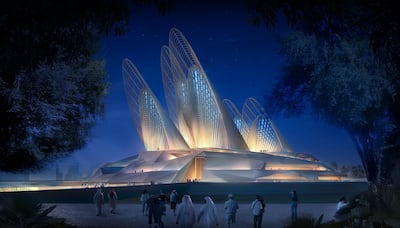 Once completed, the Zayed National Museum will put the Emirates' past, present and future front and centre. Photo: DCT Abu Dhabi