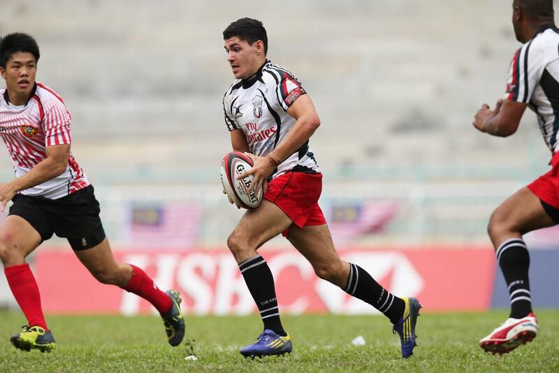 Adel Al Hendi, an 18-year-old UAE rugby player, got involved in the sport thanks to an uncle. Courtesy Elite Step


