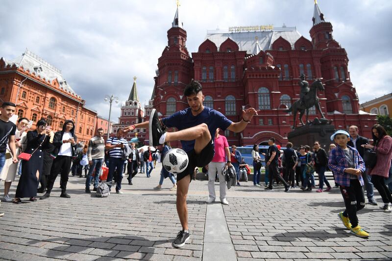 Moscow is buzzing with excitement at the moment, even if there is apathy towards the home team. EPA