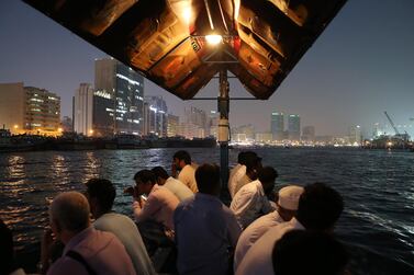 Watertaxis replaced by air-conditioned abras. Pawan Singh / The National