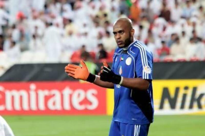 Al Jazira goalkeeper Ali Kasheif believes 'it is going to be an exciting season with the bar raised.' Jeffrey E Biteng / The National