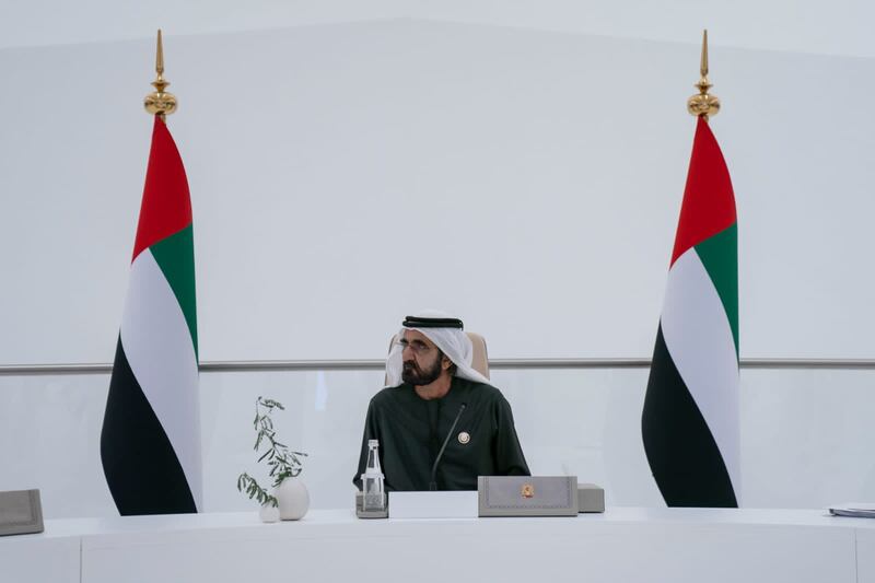 Sheikh Mohammed bin Rashid, Prime Minister and Ruler of Dubai, reflected on a remarkable year of achievement on the global stage for the UAE after leading the final Cabinet meeting of 2021. All photos: @HHShkMohd via Twitter