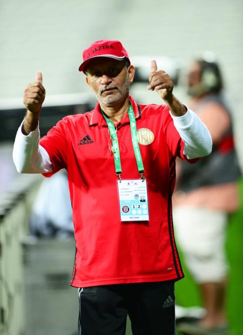 ​Kallur Mohammed Baba has been Al Jazira's kit-man for the past 38 years. Courtesy Al Jazira Football Club