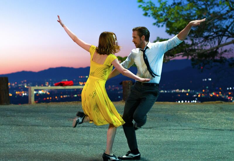  La La Land
 starring Emma Stone and Ryan Gosling 
No credit  *** Local Caption ***  al02au-holly_lalaland.jpg