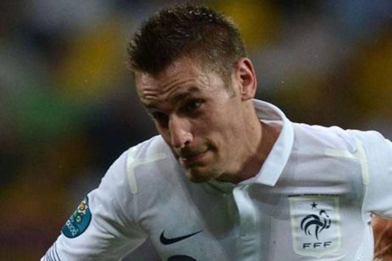 Matthieu Debuchy in action for France during Euro 2012