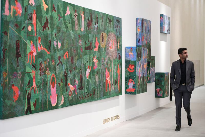 Works by Sliman Elkamel on display