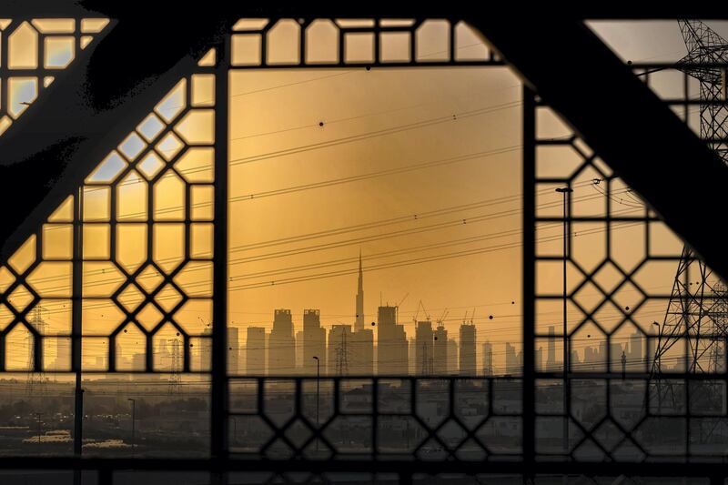 Dubai, United Arab Emirates - Reporter: N/A. News. Weather. The sun sets in Dubai. Wednesday, October 21st, 2020. Dubai. Chris Whiteoak / The National