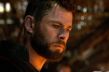 Chris Hemsworth, who plays Thor, in a scene from 'Avengers: Endgame.' AP 