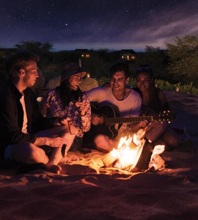 Camping at Anantara Sir Bani Yas